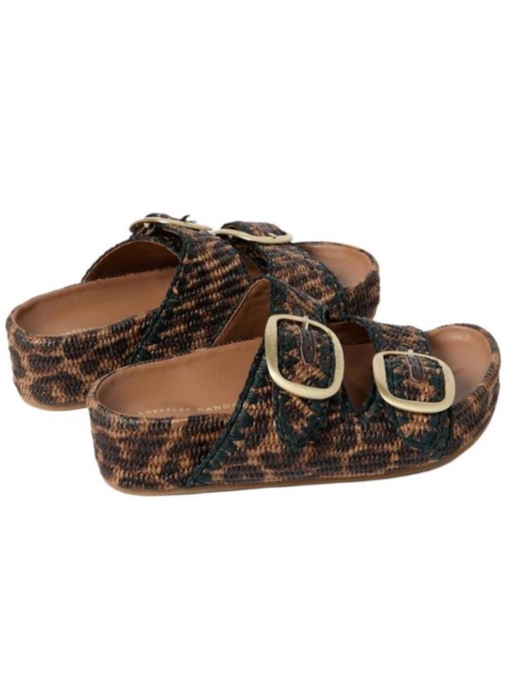 NEW In Box LOEFFLER RANDALL Women’s THEO Leopard Print Sandals 8.5 8 Shoes - Picture 4 of 13